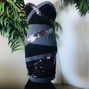 - RUBY ROX~ Sequin Cocktail Dress Large